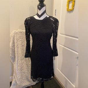 Black Juicy Couture size 6 lace dress